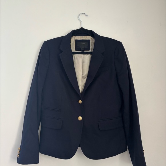 J. Crew Jackets & Blazers - J. Crew Navy Blazer with Cream Lining